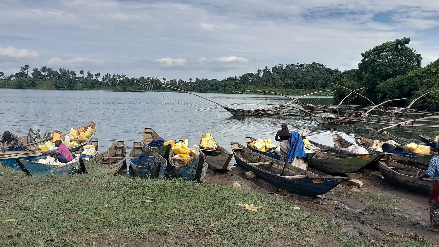 Lake Kivu, Fishing area Western Rwanda